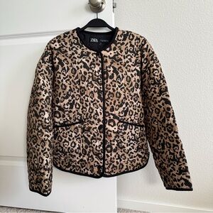 Zara Leopard Print Jacket